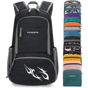 35L Lightweight Foldable Waterproof Packable Travel Small Hiking Backpack Daypack for men women (A2-black-upgrade)