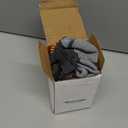 JOYNE Men's 6 Pack Athletic No Show Performance Comfort Cushioned Low Cut Running Tab Socks,Black,Sock Size:10-13