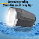 Electric Bike Headlight for Night Riding 3 Pins Male Connector LED Front Light 24V 36V 48V 52V Waterproof Ultra Bright Bike Safety Light for EBike Mounting on Front Fork