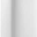 happimess HPM1011C Curtis 8-Gallon Step-Open Trash Can with Soft-Close Lid, Modern, Minimalistic, Fingerprint Proof for Home, Kitchen, Laundry Room, Office, Bedroom, Bathroom, White