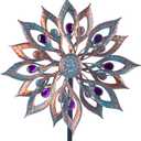 DREAMSOUL Wind Spinners Outdoor, 13.6" Double Kinetic Spinners for Yard and Garden, Metal Wind Spinner Gift for Outdoor Patio Lawn Art Decor