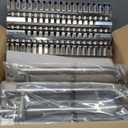 LS'BABQ Stainless Steel Heat Plates with 18 Ceramic Rods and Burners Replacement for DCS 27 Series, 27DBQ, 27DSBQ, BGA36-BQAR, BGA36-BQARL, 30/36 / 48 Inch Gas Grill Models