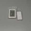 Geevon Digital Hygrometer Indoor Outdoor Thermometer Wireless with Clock, Backlight Temperature Gauge Humidity Monitor, Inside Outside Thermometer with 200ft/60m Range Remote Sensor,White (238688 Small)