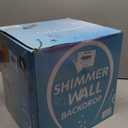 Sequin Backdrop 6ftx6ft Rainbow Silver Shimmer Wall Backdrop Party Photo Backdrop for Bridal Shower Wedding Anniversary Photograph Backgrounds