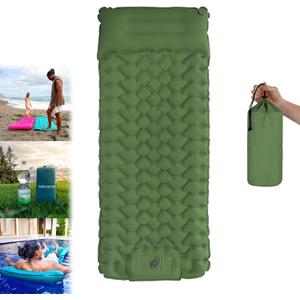 Lounge Mat - Your Portable Chill Zone, Thick Memory Foam Sleeping Pad for Camping, Self Inflating Travel Air Mattress with Pump, Lightweight Portable Car Tent Bed for Outdoor Backpacking