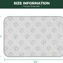 FXW Washable Pee Pads for Dogs, Puppy Pads with Super Absorbent, Specifically Designed for 36inch Cages, 23" x 35" Rectangle, Khaki, 2 Packs