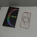 TORRAS Desert Titanium for iPhone 16 Pro Case Magnetic Stand, [Compatible with MagSafe][Flexible Stable Stand] Mil-Grade Protection Translucent Slim Anti-Scratch Ring Kickstand, Rose Gold 6.3", Ostand