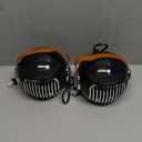 2 Pack Small Desk Heater for Office, Compact Personal Electric Heater with PTC Ceramic Fast Heating 500W, Energy Efficient for Indoor Use, Safe with Overheating & Tip-Over Protection