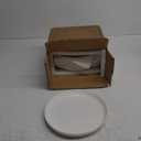 Sweese Porcelain Dinner Plates Set of 6, 10.5 Inch Dish Set - Dishwasher, Microwave, Oven Safe, Scratch Resistant, Kitchen Serving Dishes - White