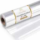 Craft and Party Super Clear Cellophane Wrap Roll (40" X 100ft), 333 Sq Ft