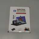 10'' Screen Magnifier Amplifier 3D HD Smart Mobile Phone Movies Amplifier with Leather Foldable Holder Stand for Any Smartphone (Black)