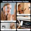 Magnetic Phone Holder for Car Super Magnet, 360Adjustable Portable Foldable Phone Mount for Dashboard/Gym/Mirror/Shower, Compatible with iPhone 16 Pro Max/15/14/13/12 & Android Magsafe Case (Black)