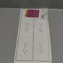  Duplex Wall Outlet Covers - 5 Pack, White Wall Plates