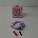 Wireless Headphones for Children, Headphones Bluetooth Unicorn Foldable, Girls with Cable and Microphone Headphones Children with LED Light Stereo Headphones for Mobile Phone/Tablet/PC, Purple 