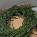 30" Norfolk Pine Wreaths for Front Door,Christmas Cedar Wreath Greenery aound Year, DIY Large Artificial Greenery Christmas Outdoor Wreath for Porch,Window,Farmhouse,Home,Holiday,Hanging Decor