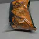 HIGOGOGO Round Stuffed Pouf Ottoman, Pu Leather Poufs with Foam Chunk Filling, Furry and Fluffy Pouf Foot Stool Storage Ottoman, 20 X 15 Floor Poufs Foot Rest for Living Room,Brown