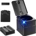 Portable Toilet,Camping Toilet Have Small Foldable Size. It is Compact Portable Toilet for Adults and Children. Suitable for Cars, Hiking, Beaches and Camping