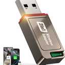 2-in-1 Wireless CarPlay Adapter Support Apple CarPlay & Android Auto, Mini Bluetooth USB A & USB C Dongle Convert Wired to Wireless Compatible with iPhone & Android