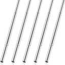 5 Pcs Golf Club Extensions Steel Shaft for Iron Wooden Golf Repair and Replacement of Equipment Parts (Fits 0.58 Inch Outer Diameter)