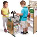 Melissa & Doug Fresh Mart Companion Set, Grocery Store Pretend Play Toys, Toy Kitchen Accessories & Play Food, Preschool Learning Toys for Girls & Boys 3+