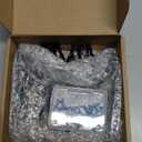 5 Pack Spring Clip Broom Clip with Screws for 1 1/2-1 7/8 Inch Diameter Black Manganese U Shape Steel Clips Holder Bracket for Tools Rakes and Flashlight Pipe Tool Holder Wall Garage Garden