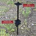 36" Heavy Duty Steel Power Stake for Real Estate Sign Post