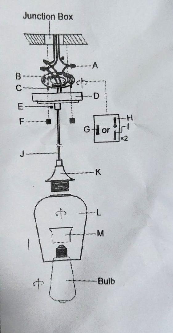 Pendant Light Fixture With Adjustable Height