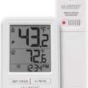 La Crosse Technology 308-1409WNH-CBP Battery Operated Wireless Digital Thermometer - White