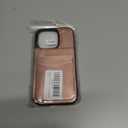 iPhone 14 Pro Wallet Case with Credit Card Holder Case for Women Men PU Leather Wallet Case for iPhone 14 Pro Case 6.1 inch (Rose Gold)
