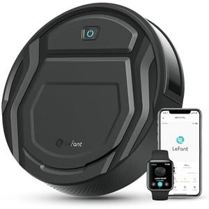 Lefant M210 Pro Robot Vacuum, Powerful Suction, Quiet, Ultra-Slim, 120 Mins Runtime, Self-Charging Robotic Vacuum Cleaner, WiFi/App/Alexa Control, Ideal for Pet Hair & Hard Floors