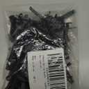 100Pcs Metal Duckbill Hair Clips with Spring, Black Alligator Clips Blank for Adults Kids DIY Bows Making Crafts & Rave Sprouts