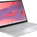 ASUS Chromebook CX15 Laptop, 15.6" FHD Anti-Glare Display, Intel Processor N50, 128GB Storage, 8GB RAM, ChromeOS, Pure Grey, CX1505CTA-AS88F-PG