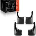 A-Premium 4PCS Mud Flaps Splash Guards Compatible with Dodge, Ram Vehicles - Ram 1500 2009-2010 2500 3500 2010, 1500 2500 3500 2011-2016, (W/o Fender Flares) Front and Rear Mudguards Mudflaps