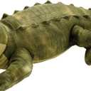 Wild Republic Green Alligator Plush, Stuffed Animal, Plush Toy, Gifts For Kids, Cuddlekins, 23"