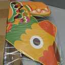 Roowest 18 Pcs Fiesta Mexican Party Decor Set Table Runners Hay Bale Boxes Inflatable Cactus Paper Flowers Cards Taco Birthday Day of the Dead Supplies