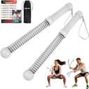 Weighted Ropeless Battle Ropes, Heavy Duty Portable Cordless Battle Ropes for Home Gym with Poster, Workout Exercise Rope for Strength Building, HIIT and Low-Impact Aerobic Training for Men & Women
