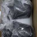 2 Pack Wireless Bottle Lamp, Wireless Bottle Lamp Shade with 3 Color Temperature, Rechargeable Stepless Dimming LED Wine Bottle Lights for Any Bottle, Desk Lamp for Bedroom Restaurant Bar - Black