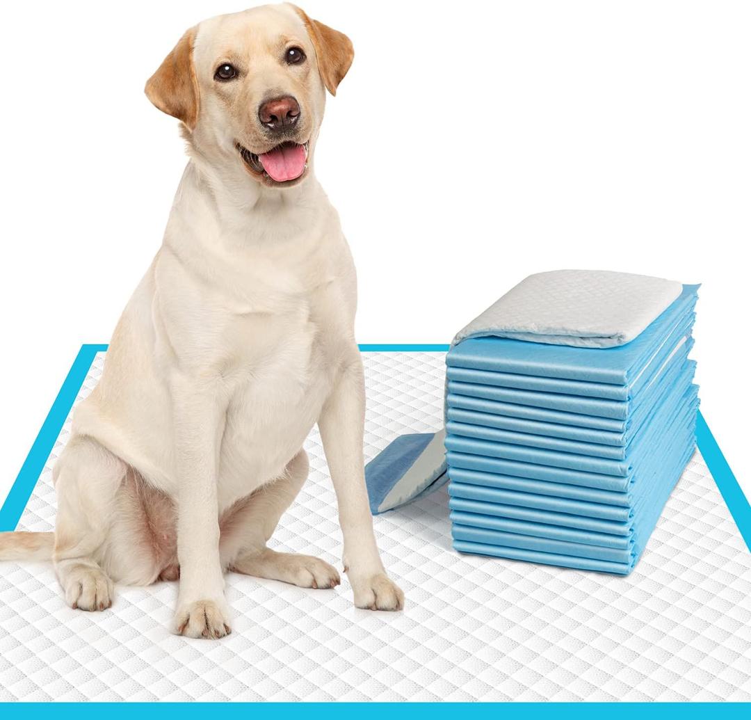 IMMCUTE Large Dog Pee Pads 28"x30"- 50 Count | Large Puppy Pee Training Pads Super Absorbent & Leak-Proof | Disposable Pet Piddle and Potty Pads for Puppies | Dogs | Doggie