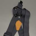 MELOTOUGH Belt Clip Suspenders For Men Heavy Duty, Outback Side Clip/Trucker Men's Suspenders with 2inch Width Elastic (Grey)