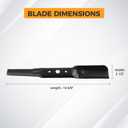 942-05056A High Lift Mower Blades for 942-05056 742-05056 742-05056A Compatible with Troy Bilt Cub Cadet ZT1 ZT2 XT1 XT2 54 RZT L54 S54 Ultima XT1 XT2 Super Bronco Mustang 54 Inch Lawn Tractors