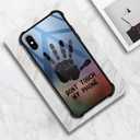 DJSOK Compatible with iPhone Xs Max CaseDesign Pattern Back Bumper Anti Scratch Reinforced Corners Soft TPU Caver,Cases for Men Women-Dont Touch My Phone 001