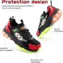 SKYWHEEL Kids Sneakers for Boys Light Up Shoes with Switch Tennis Running Athletic Shoes Toddler Size 10 to Big Kids Size 5 (3 Little Kid)