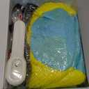 Shoe Washing Machine Bag 2 Pcs Reusable Laundry Shoe Bag with Brush & Shoe Trees, 360 Deep Cleaning Sneaker Washing Machine Bag, Fits All Shoe Types & Sizes (Yellow, 14.8  7.4 Inches)