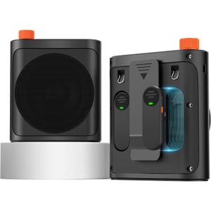 Wireless Voice Amplifier w/Magnetic Lavalier Mic,2000 mAh Bluetooth Power Amplifier w/ 2 Mic, Portable Voice Amp for Teachers Classroom Speech/Tour Guides/Coaches Yoga Fitness Instructors