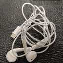 Apple EarPods Headphones with USB-C Plug, Wired Ear Buds with Built-in Remote to Control Music, Phone Calls, and Volume