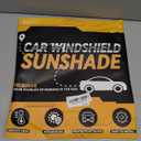Sun Shade Sunshade for Toyota Sienna 2021-2025 2026 L LE SE XLE Limited Van Windshield Cover, 2-Layers Sun Shield 240T Silver Coating Sun Visor Foldable Window Shade Blocks UV Rays Car Accessories