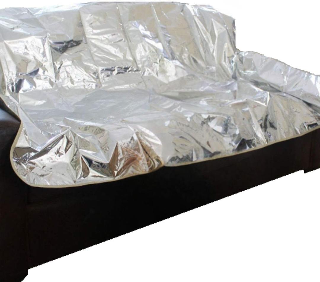 Pet Repeller Furniture Pad Sofa & Couch Mat, SILVER, 72"
