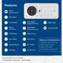 Bio Bidet USPA PRO Modern Bidet Seat, Warm Water, Heated Seat & Dryer, Remote Control, Round