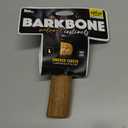 Pet Qwerks Real Wood Antler BarkBone - Durable Dog Toys for Moderate & Light Chewers - Smoked Cheese Flavor - 6" (Large)