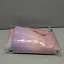 Yancorp Sheer Curtain 2 Panels Semi Bedroom Curtains 63 inches Length Linen Rainbow Ombre Curtains Rod Pocket Drapes Girls Living Room Mermaid Bedroom Nursery Kids Window Decor(Rainbow, 52"x63")